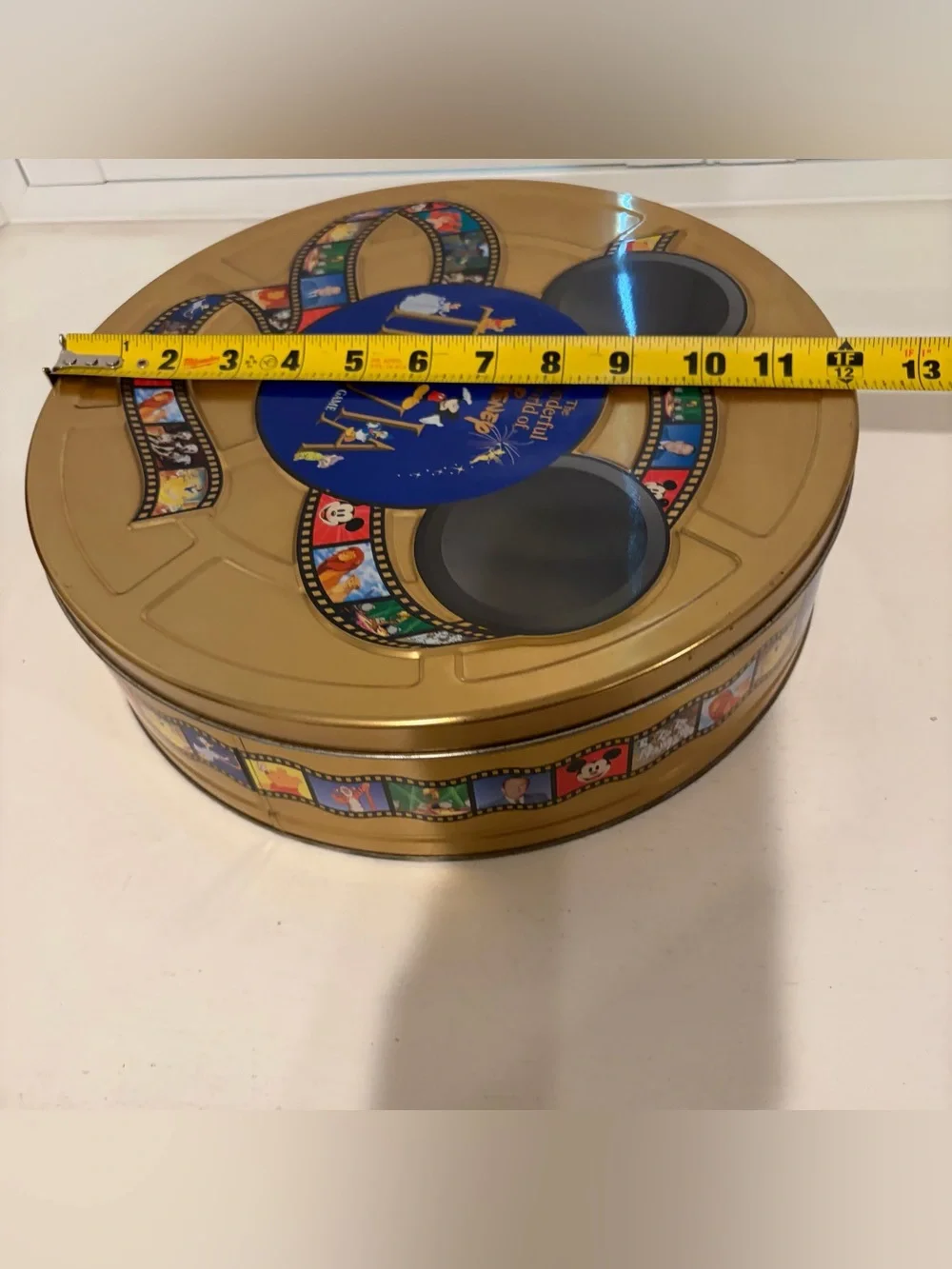 Vintage 1997 The Wonderful World of Disney Trivia Game Tin by Mattel - Complete
